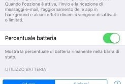 iPhone 6S come attivare la funzione risparmio energia