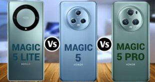 Honor Magic 5 Lite vs Honor Magic 5 vs Honor Magic 5 Pro